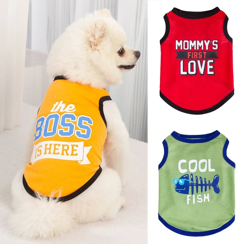 Summer Cotton Pet Vest