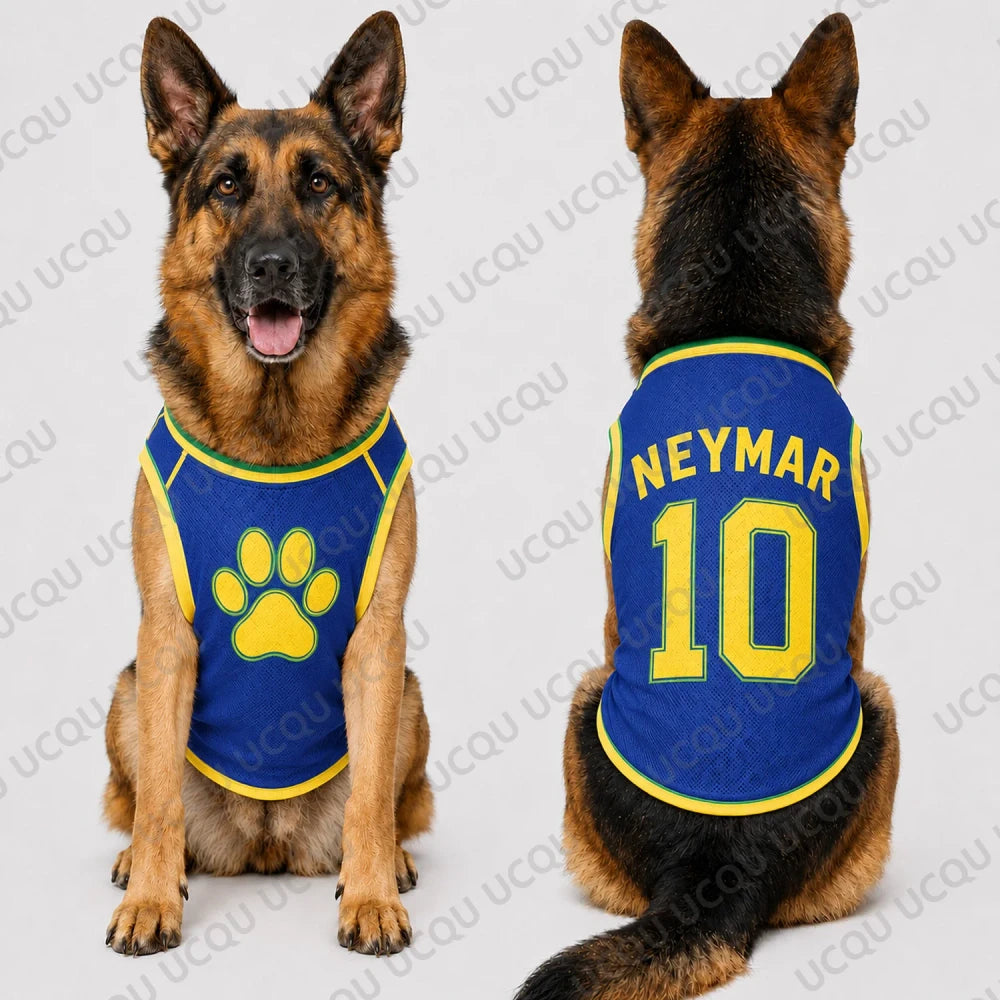 Football Style Pet Jersey