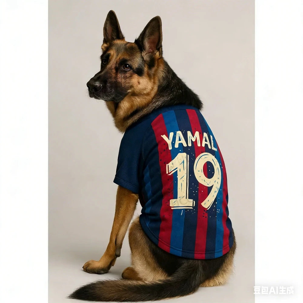 Yamal 19 Dog Football Jersey