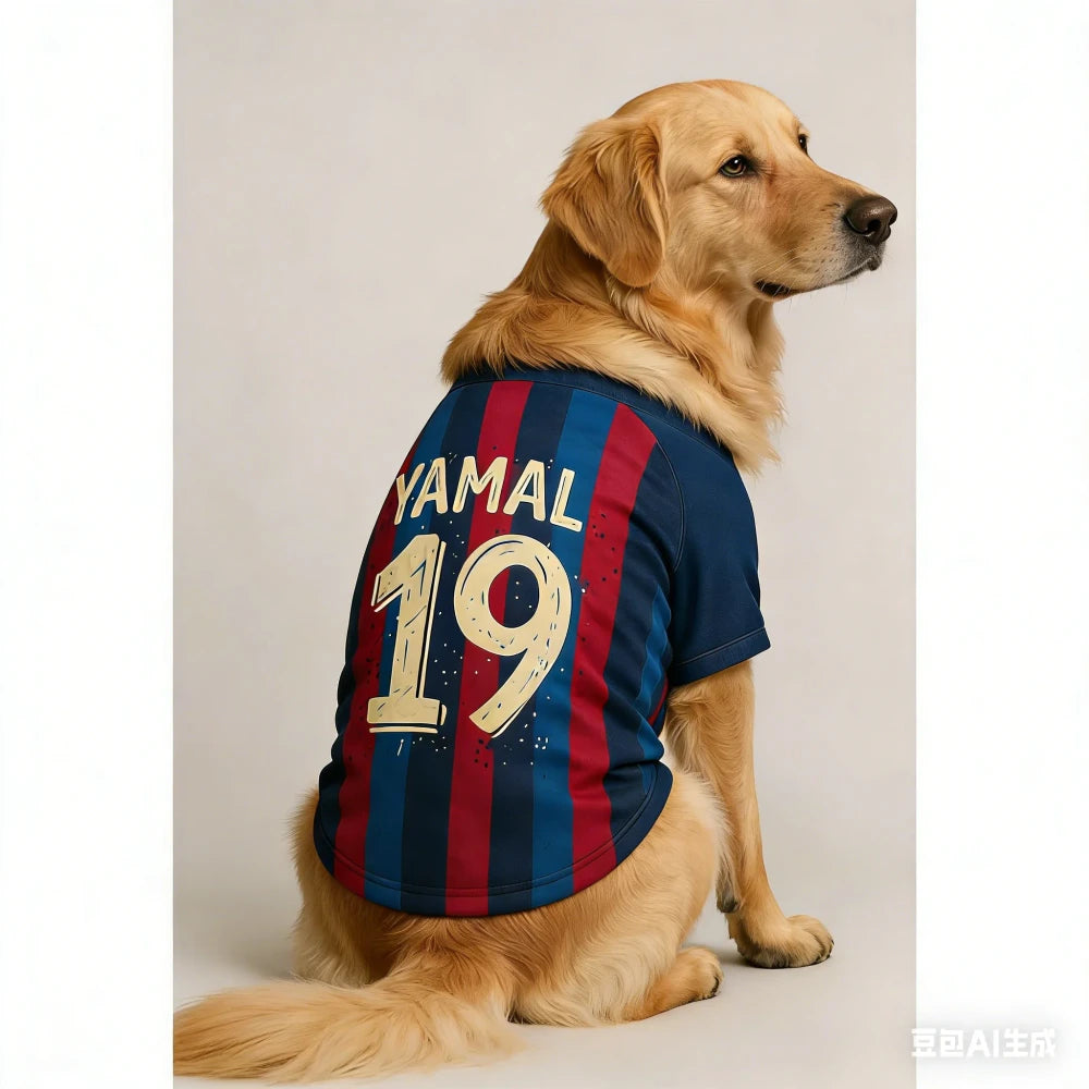 Yamal 19 Dog Football Jersey