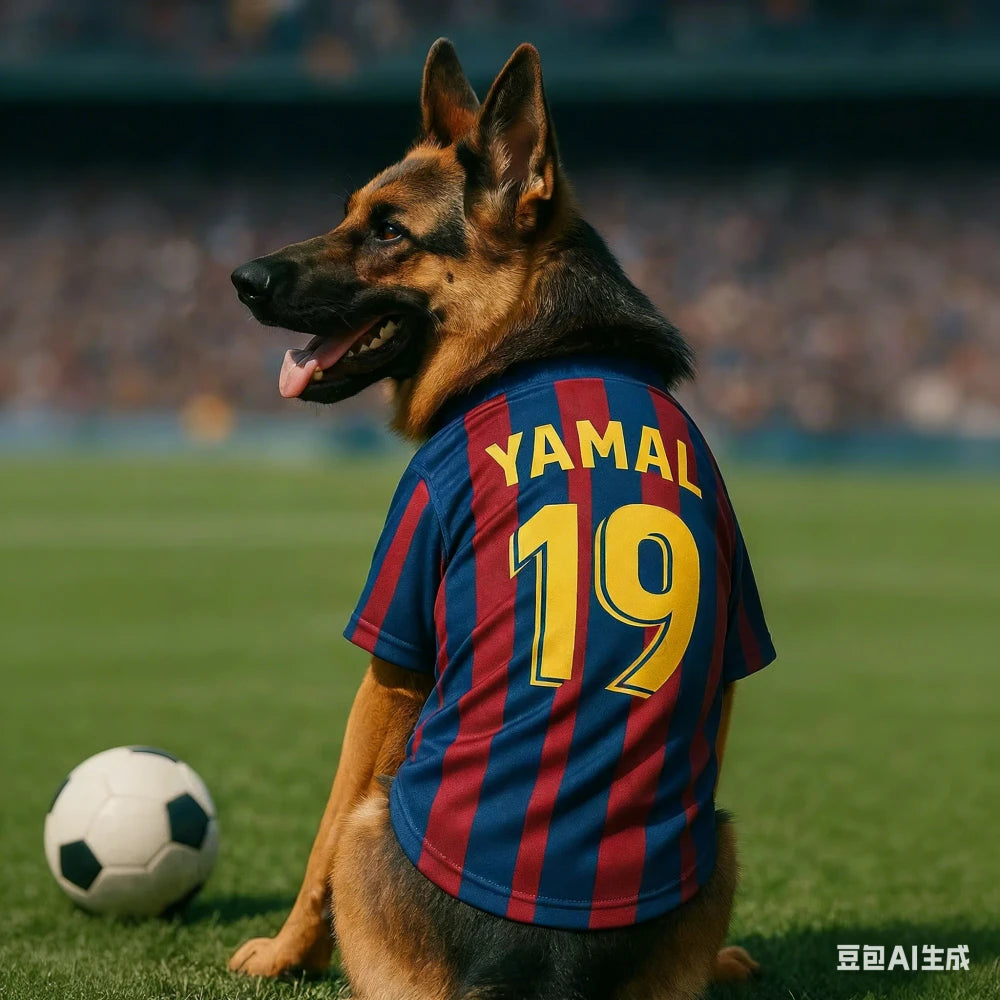 Yamal 19 Dog Football Jersey
