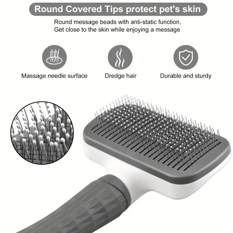 Ergonomic Dog Grooming Brush