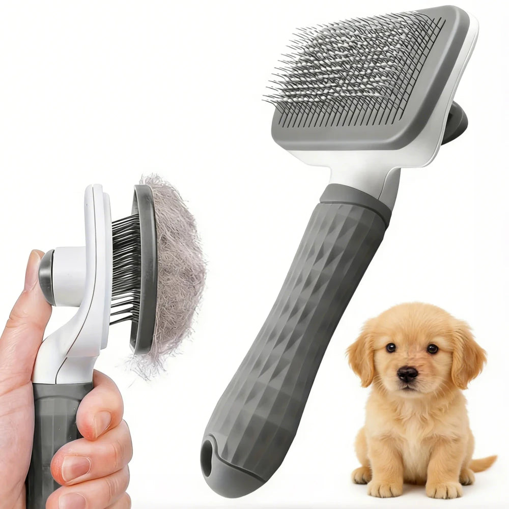 Ergonomic Dog Grooming Brush